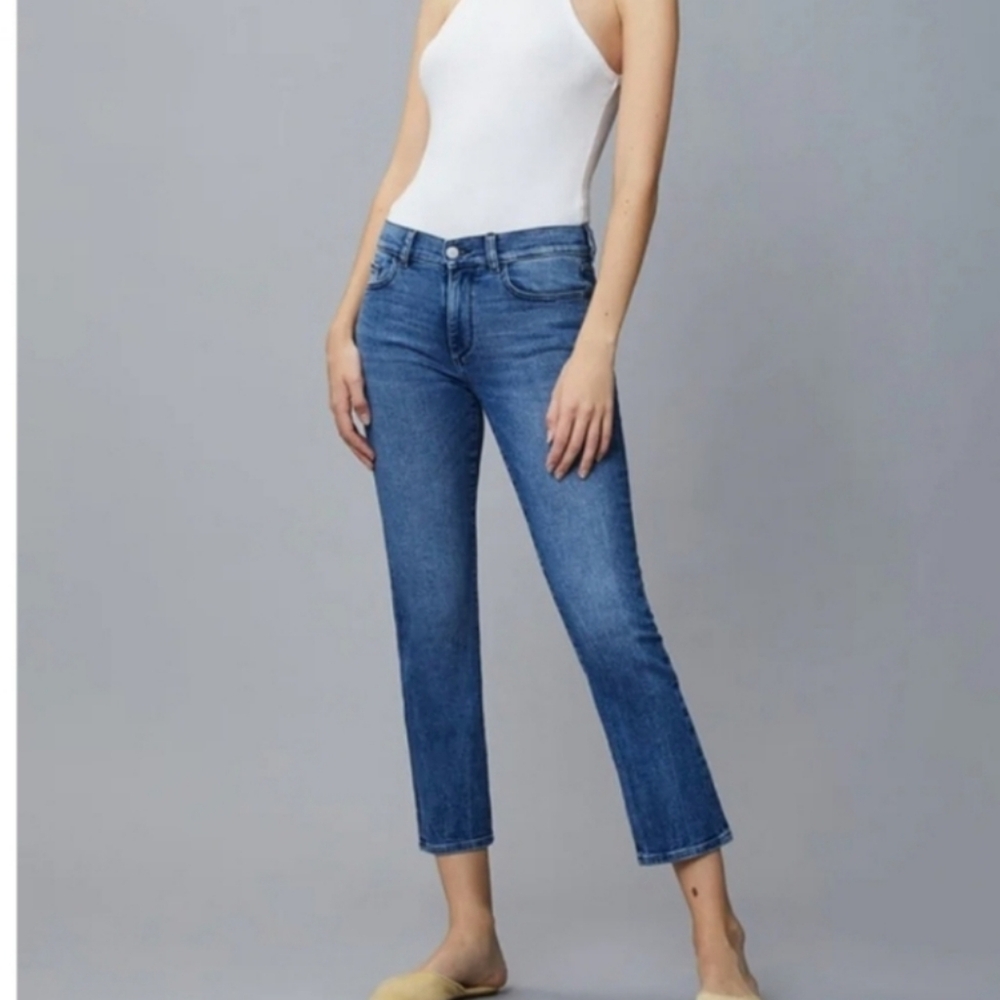 NWT Women's size 24 DL1961 Mara Straight Mid Rise Ankle Jeans